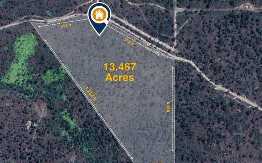 Mountain Pine Ridge Land for Sale — 13.467 Acres