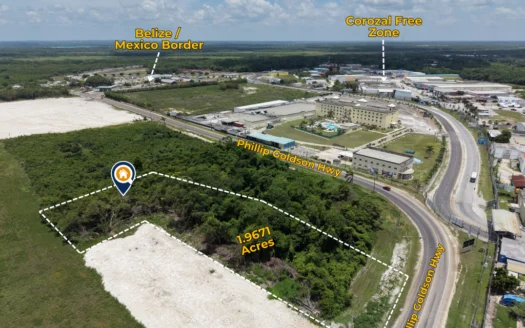 Commercial Land for Sale in Corozal Belize – 1.97 Acres
